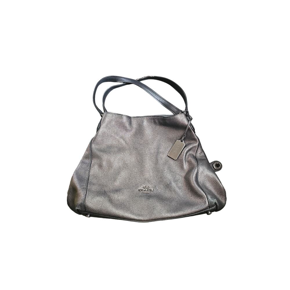 Coach 87399 Edie 31‎ Metallic Leather Shoulder Bag
